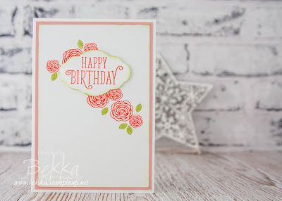 Fast and Fabulous Birthday Card featuring the Happy Birthday Gorgeous Stamp Set from Stampin' Up! UK