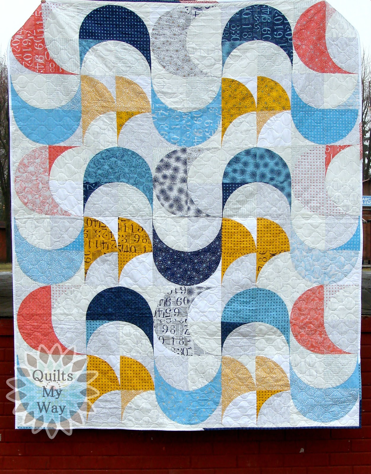 Quilts My Way "Moonlight Quilt" { Blogger's Quilt Festival Fall 2016 }