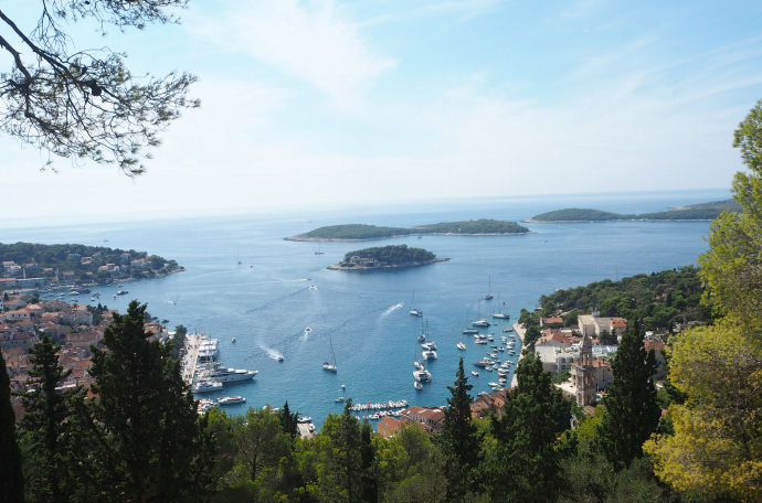 view from Hvar fort