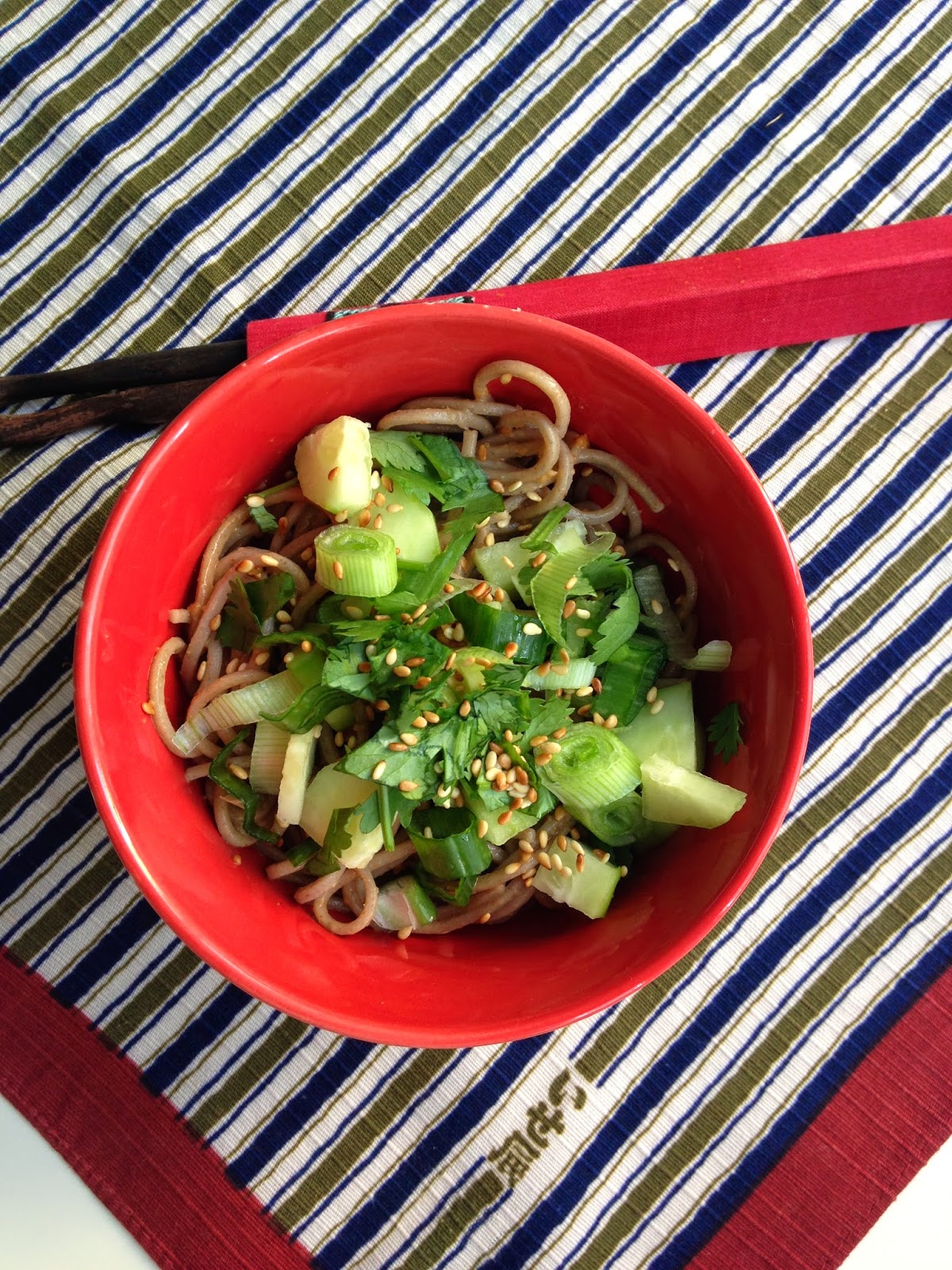 Nuts about food Cold peanut soba noodle salad