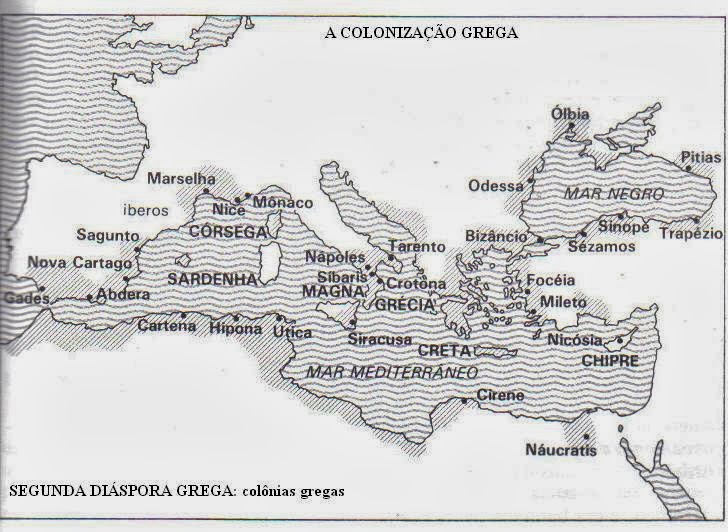 Alternar! GRÉCIA ANTIGA OS GENOS E A SEGUNDA DIÁSPORA GREGA Alternar! GRÉCIA ANTIGA OS GENOS E A SEGUNDA DIÁSPORA GREGA