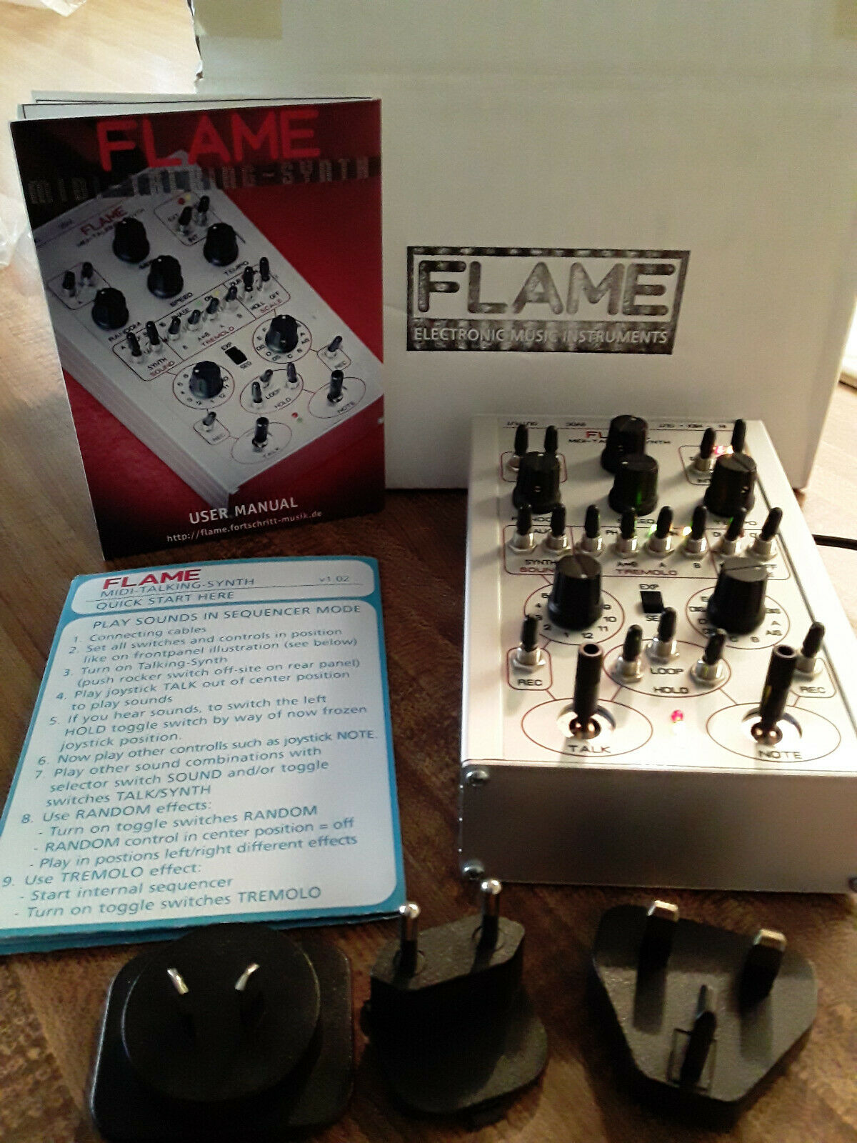 MATRIXSYNTH FLAME Midi Talking Synthesizer w/ Joysticks