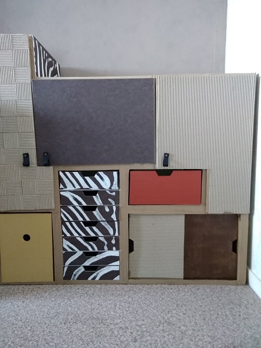 comment personnaliser son meuble en carton pour son bureau - ma