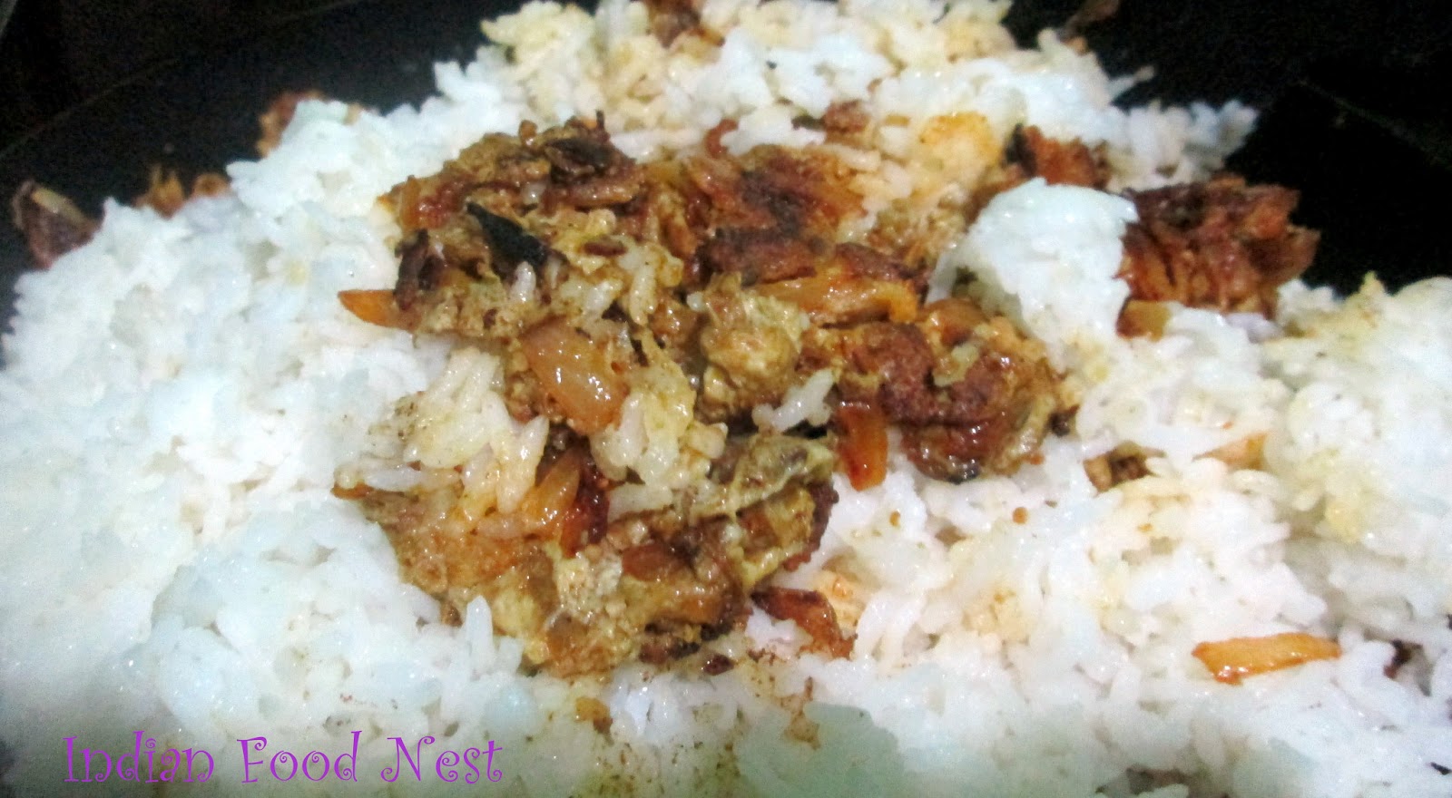 Indian Food Nest: Simple egg fried rice