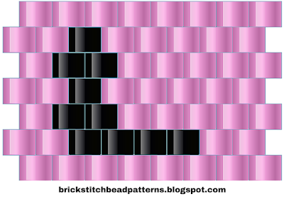Free Brick Stitch Alphabet 1 Bead Pattern Download