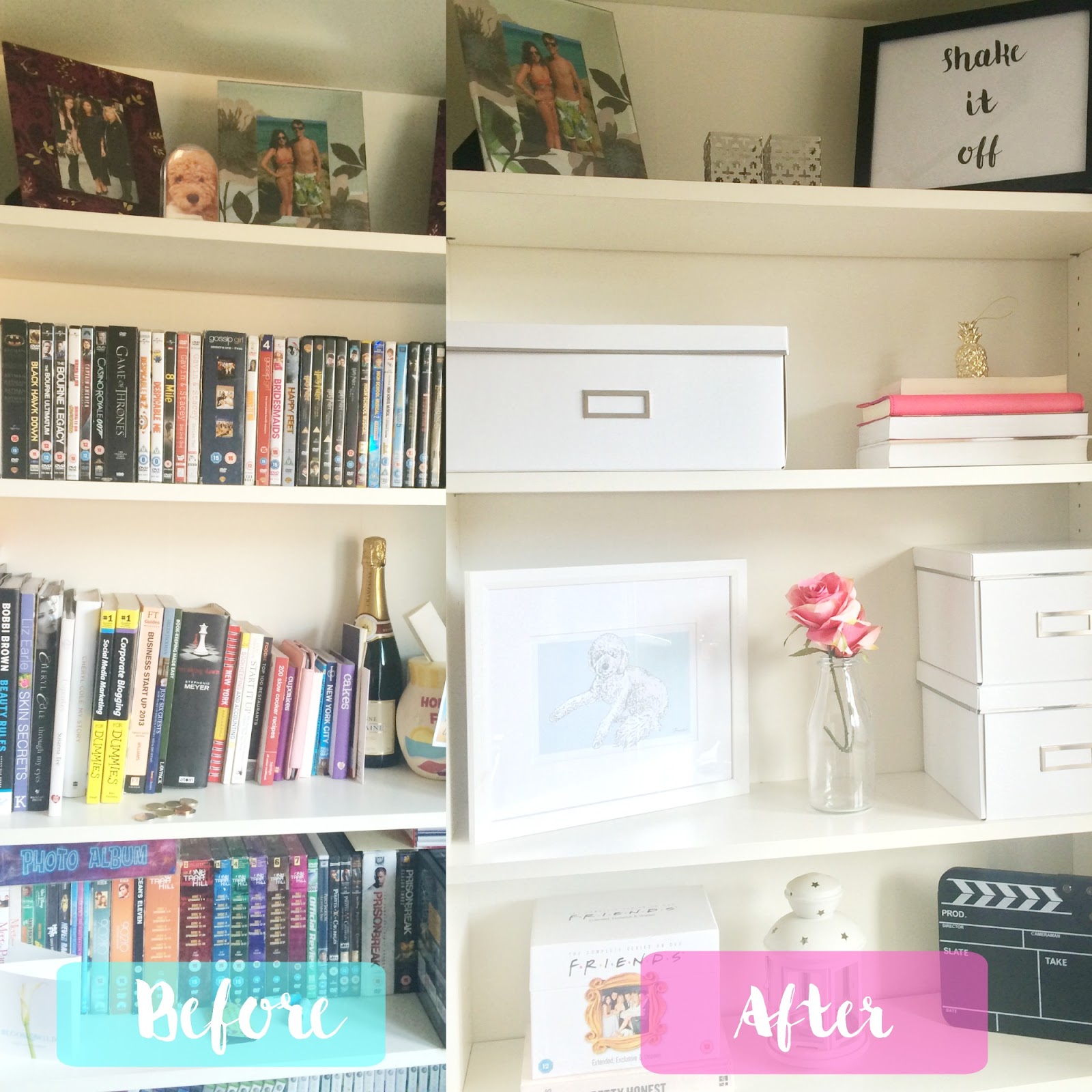 lifestyle, home interiors, home decor, how to style your book shelf, home inspiration, bookshelf, tidying your bookshelf, pinterest, 