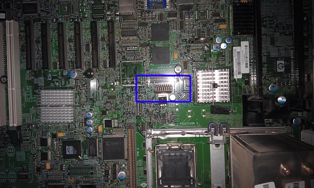 Notes about HP ML370 G5 ilo password