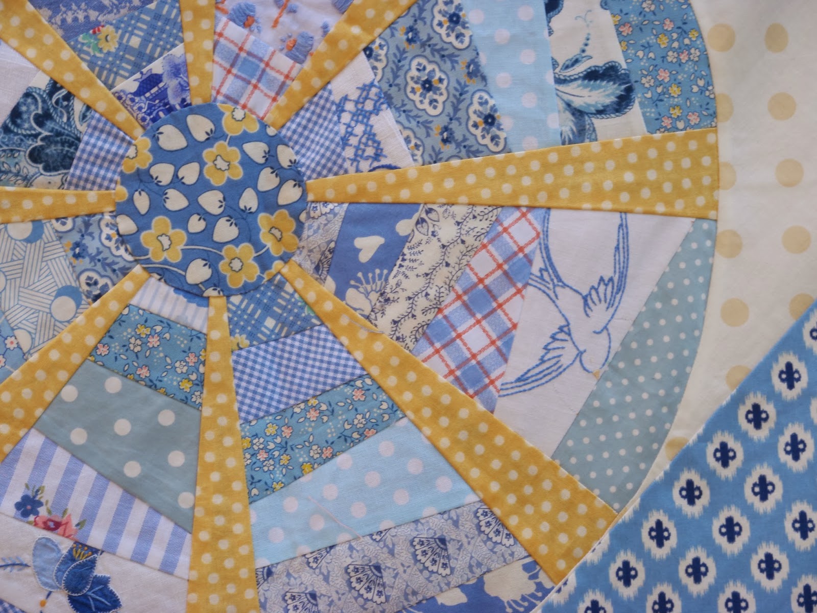 Patchwork Fundamentals Ferris Wheel quilt