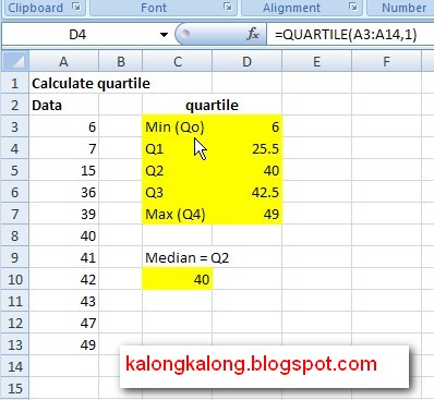 Cara Mencari Mean Median Modus Data Berkelompok Di Excel