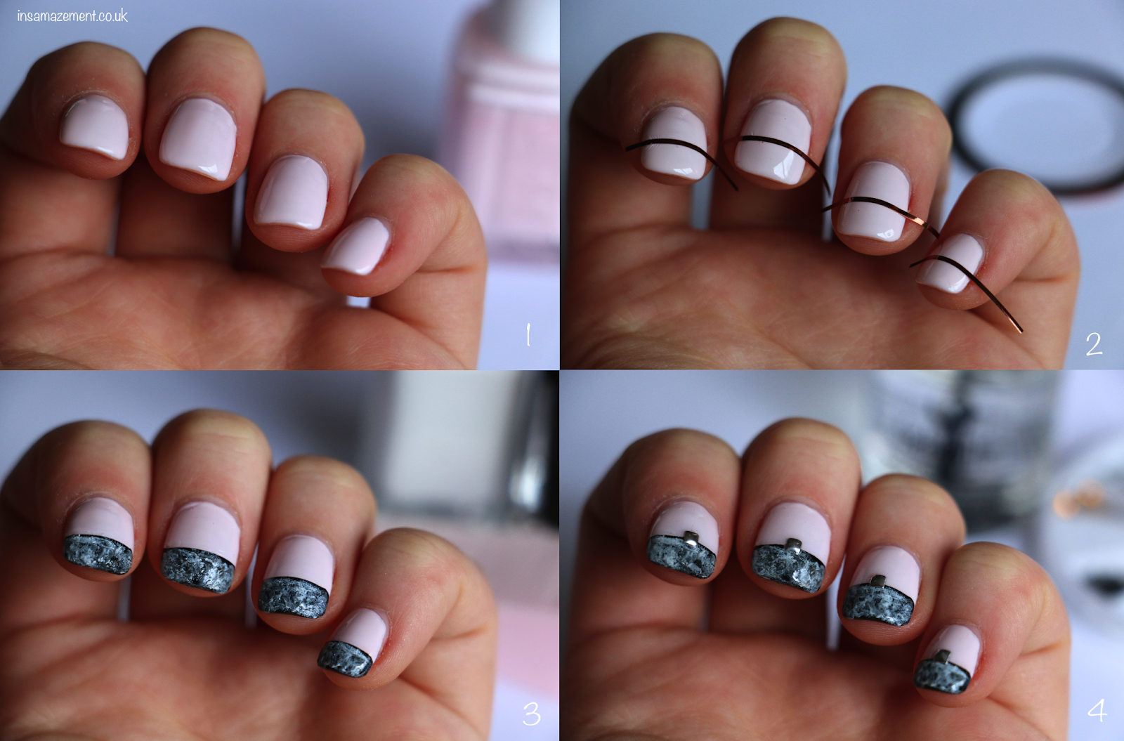 steps to do marble nail art