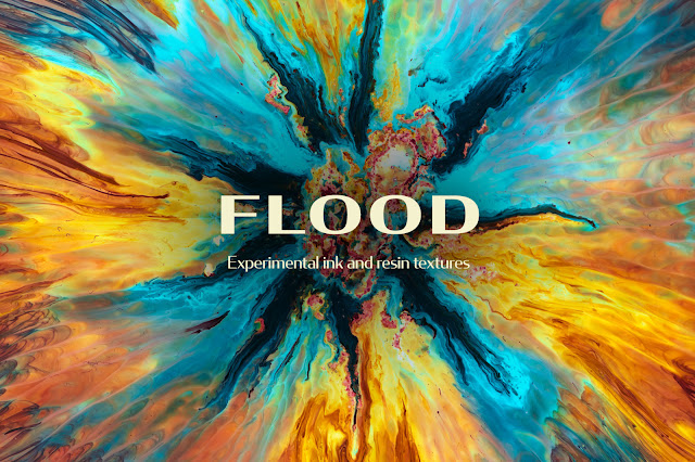 Flood: Experimental Ink & Resin Textures