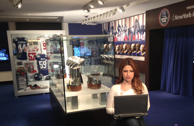ESPN's Rachel Nichols in Giants Legacy Room