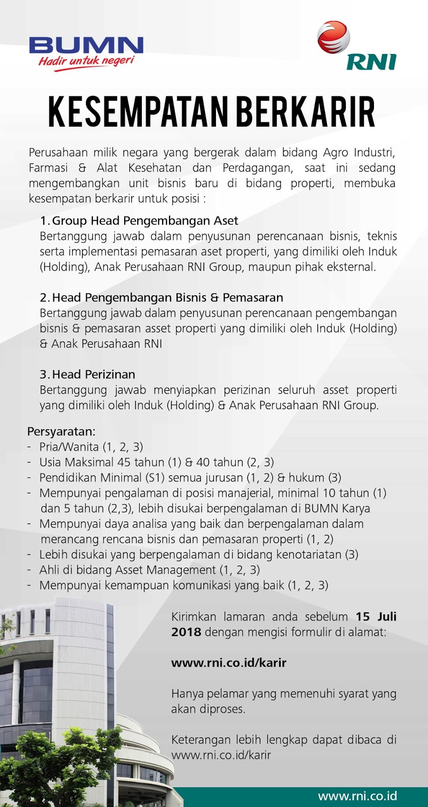 Lowongan Staff Admin Di Rajawali Nusantara Indonesia Loker 2021