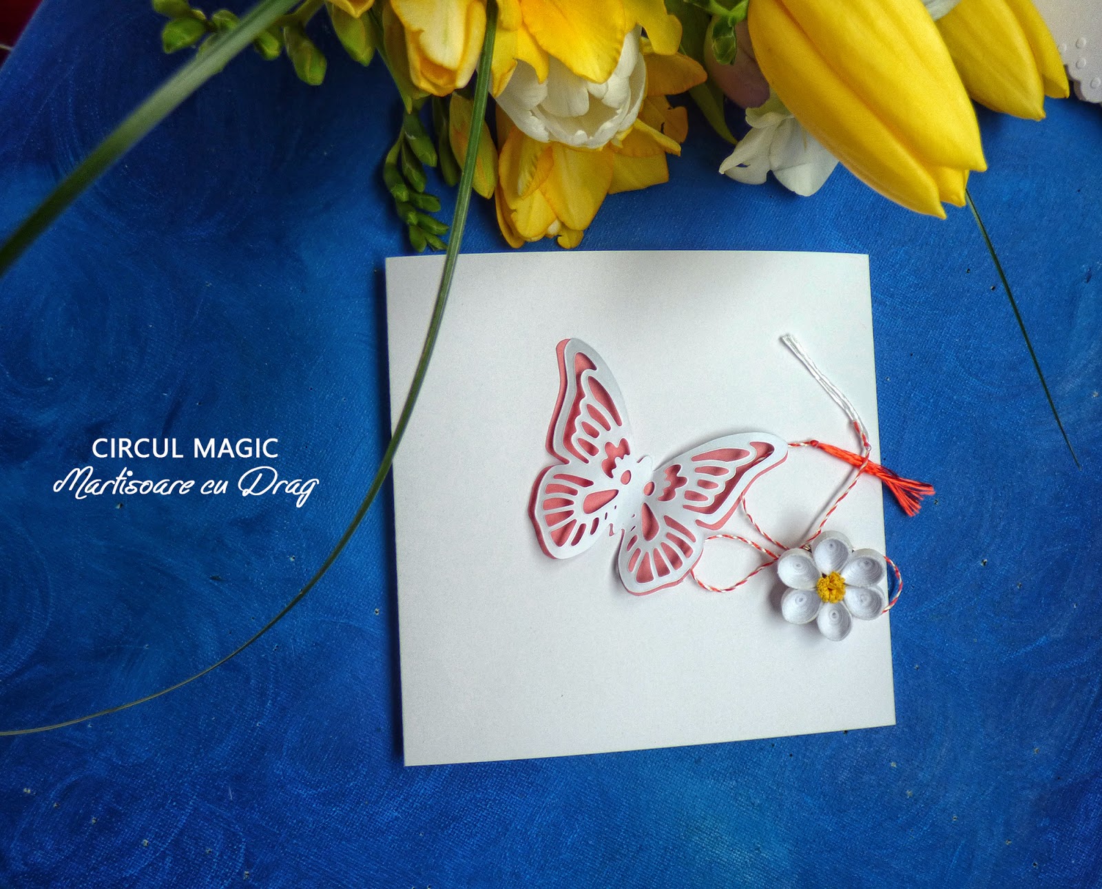 Martisoare Quilling 2017 Floare Margarete Circul Magic