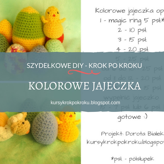 Jajko amigurumi na szydełku - samouczek Jajko amigurumi na szydełku - samouczek