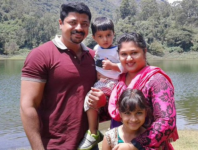 Actor Naveen Arakkal family photo