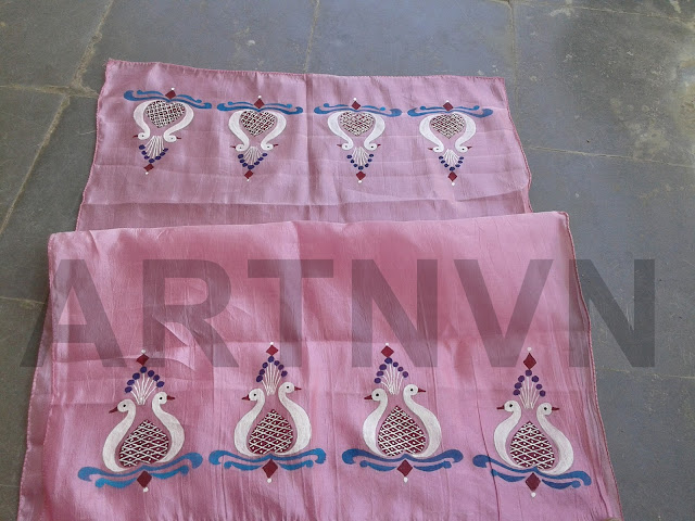 Fabric Painting, Saree Painting, Panjabhi Dress Painting, Cloth Painting in Hyderabad | ARTNVN