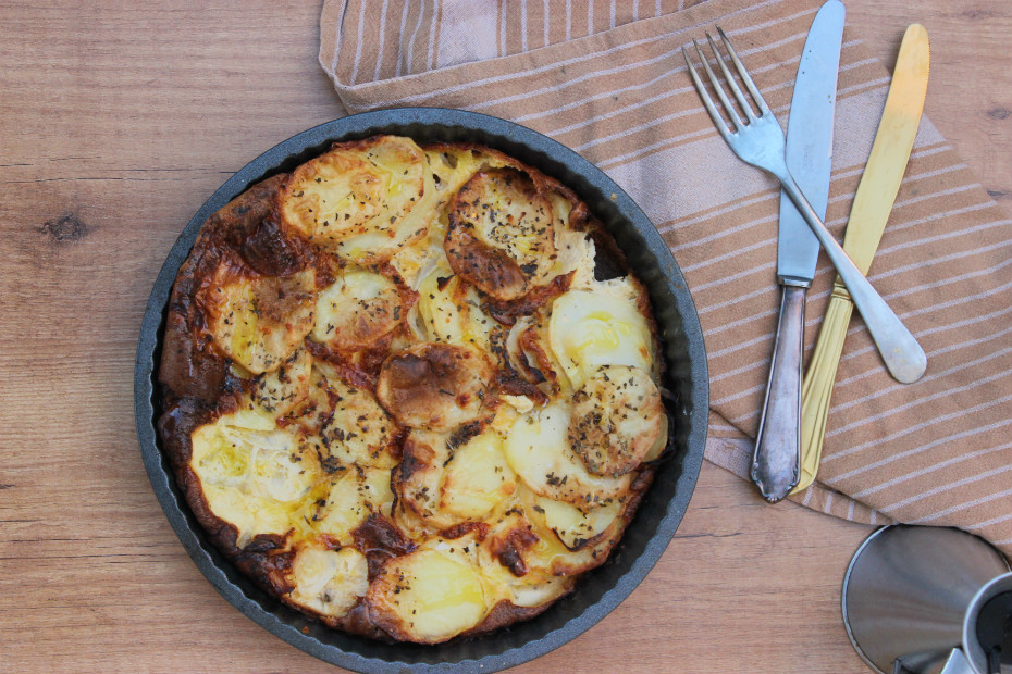 KUGEL DE PATATA / POTATO KUGEL GRATIN