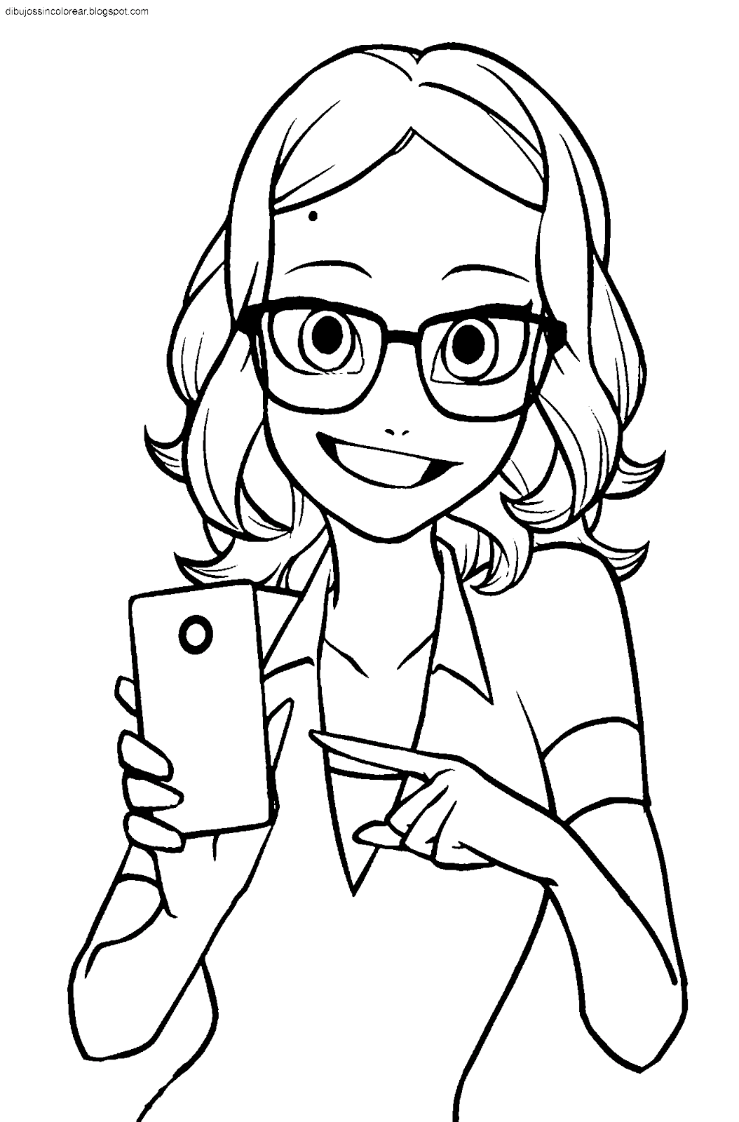 Dibujos Sin Colorear: Miraculous: Las aventuras de Ladybug para Colorear