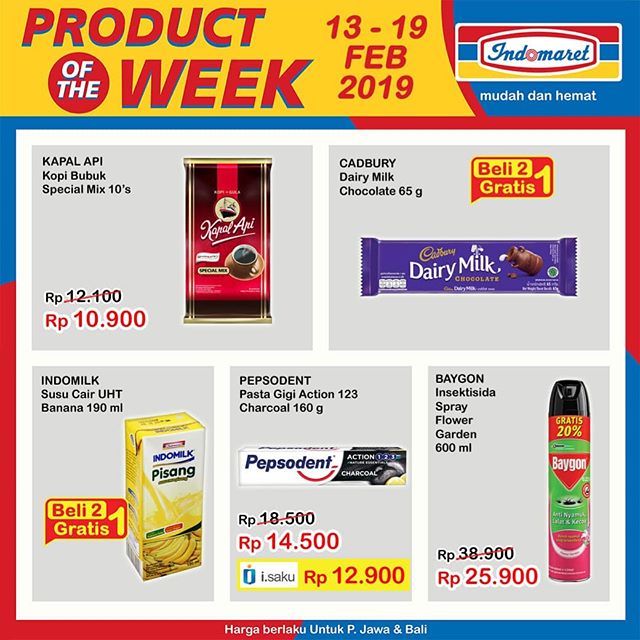 #Indomaret - #Promo Katalog Product Of the Week Periode 13 - 19 Feb 2019 #Indomaret - #Promo Katalog Product Of the Week Periode 13 - 19 Feb 2019