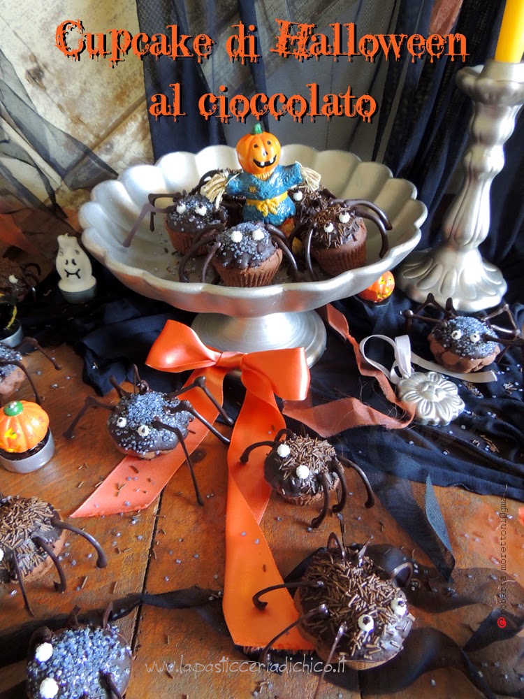 cupcake di halloween al cioccolato