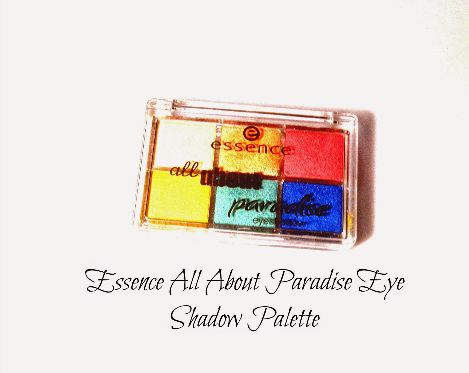 Essence All About Paradise Eye Shadow Palette Swatches 