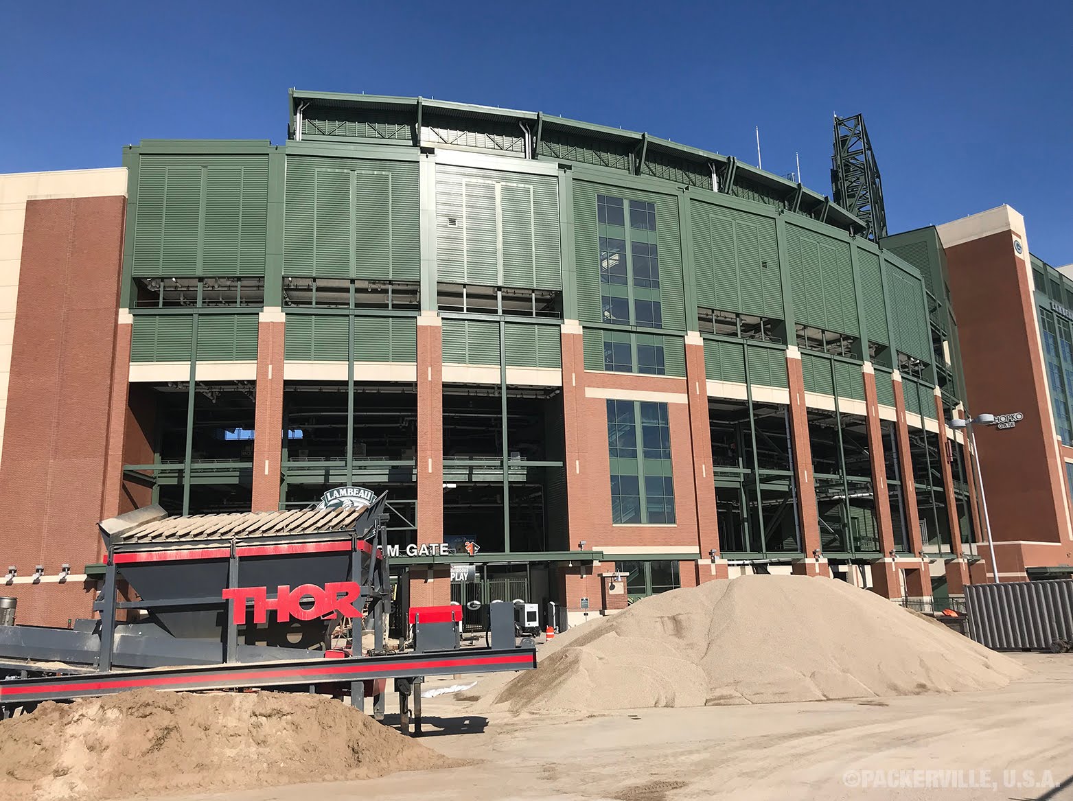 PACKERVILLE, U.S.A. New Turf For Lambeau Field