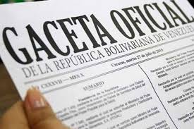 Consulte Gaceta Oficial Extraordinaria No. 6.430 de fecha 27 de febrero de 2019 Consulte Gaceta Oficial Extraordinaria No. 6.430 de fecha 27 de febrero de 2019