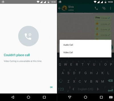 WhatsApp menguji fitur Video Call