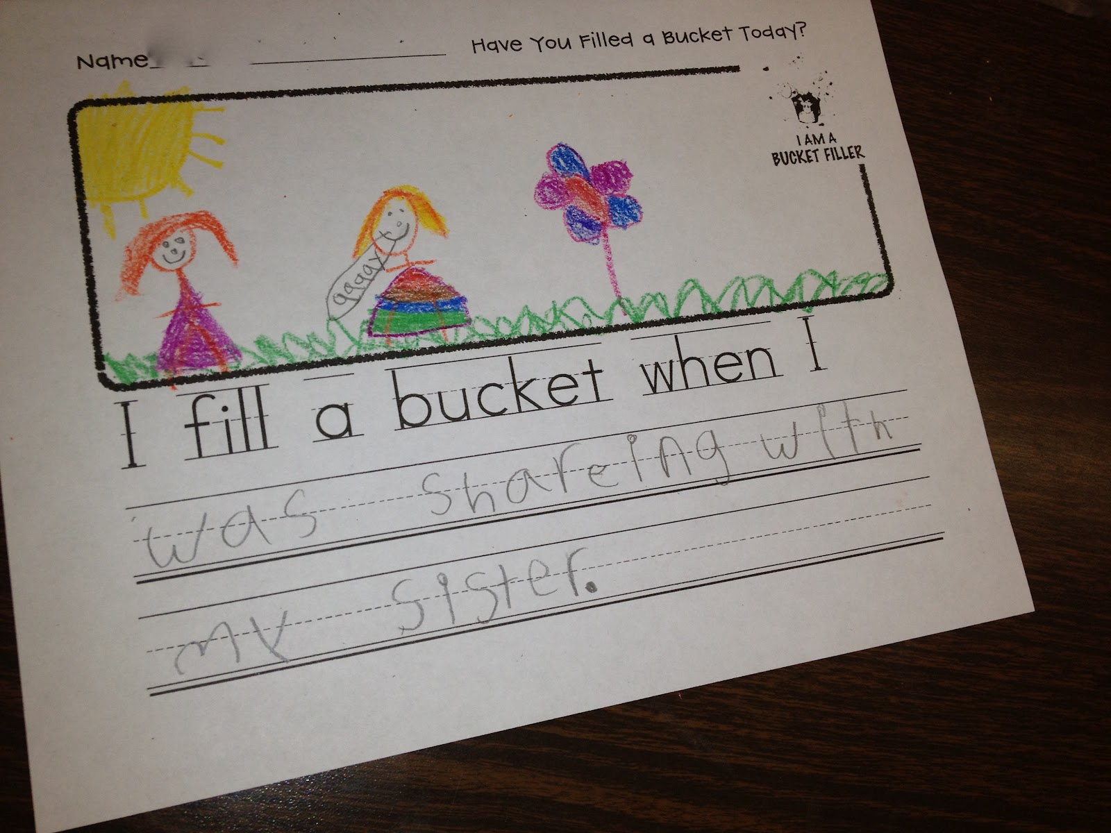 Ms. Sepp's Counselor Corner Have You Filled a Bucket Today?