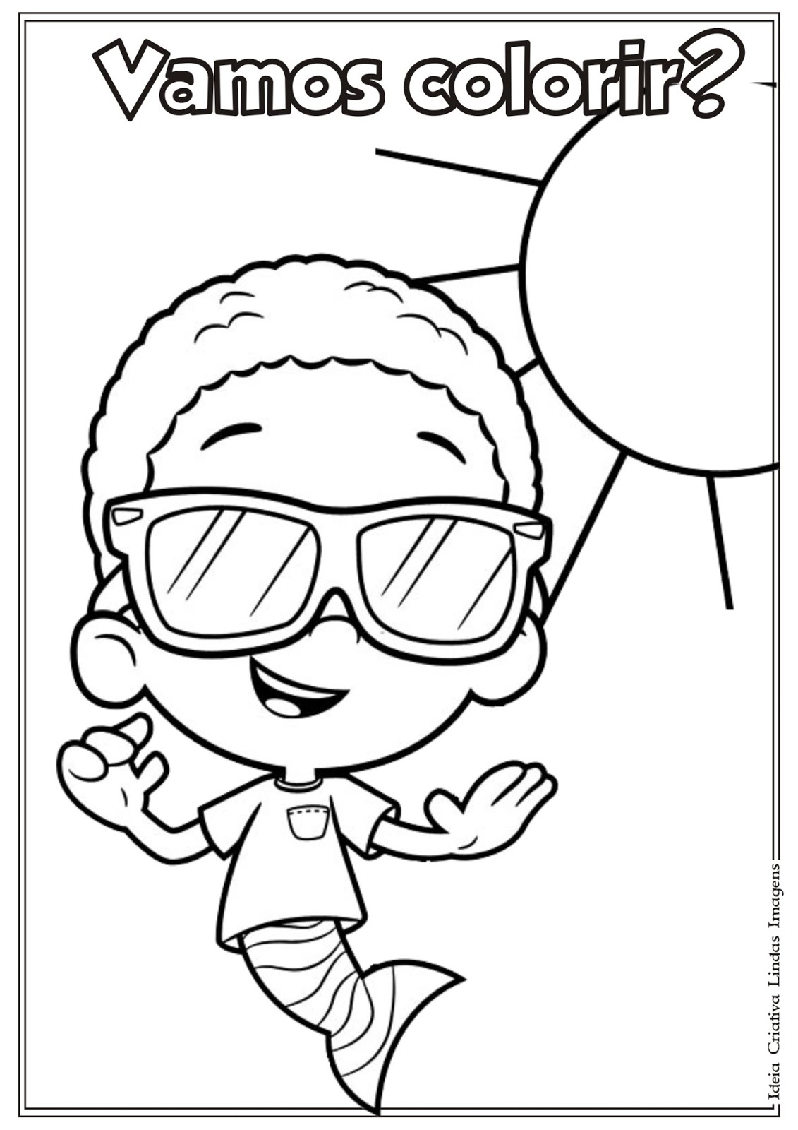 halloween bubble guppies coloring pages - photo #25
