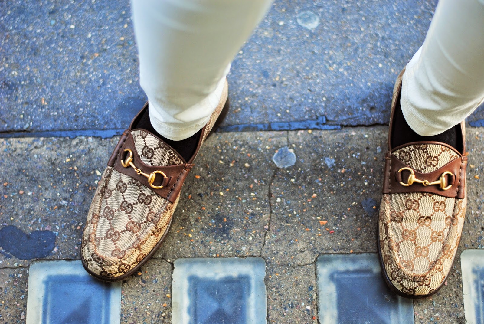 Favourite flats of the month-Gucci monogram loafer - Fashion My Future