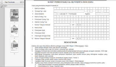 Contoh Surat Perjanjian Orang Tuawali Murid Dengan Sekolah