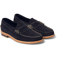 Shine Up Those Pennies!: Bass Weejuns Larson Suede Penny Loafer ...
