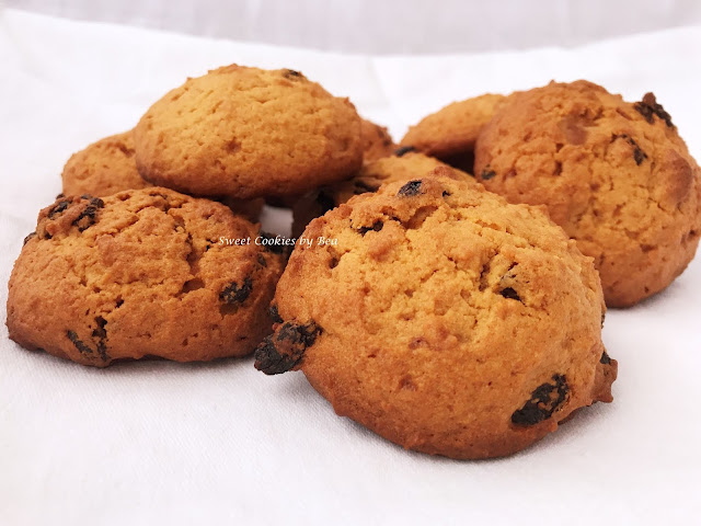 Cookies con miel y pasas