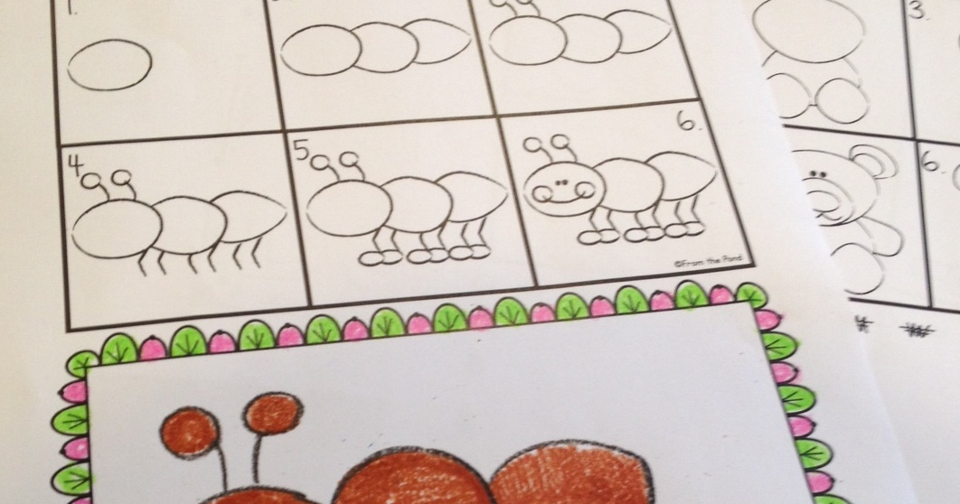 Alphabet Directed Drawing From the Pond