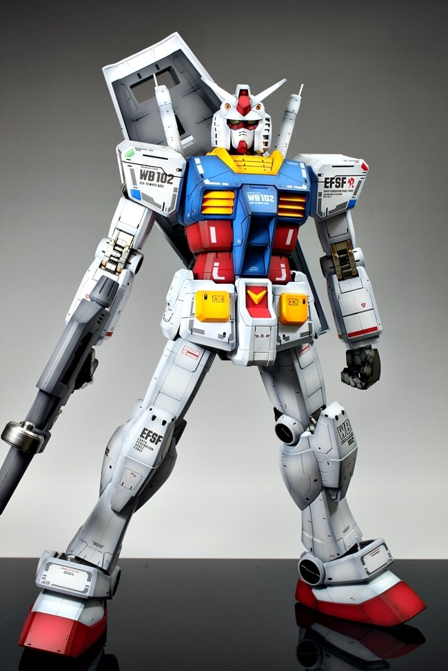 GUNDAM GUY Mega Size 1/48 RX782 Gundam Painted Build