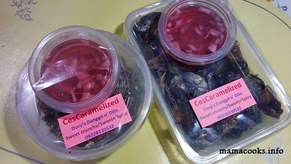 Bacolod caramelized dilis and danggit