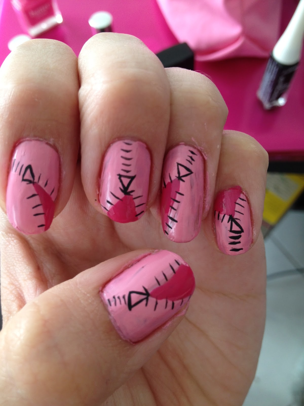 Pretty In Polish Zipper nails