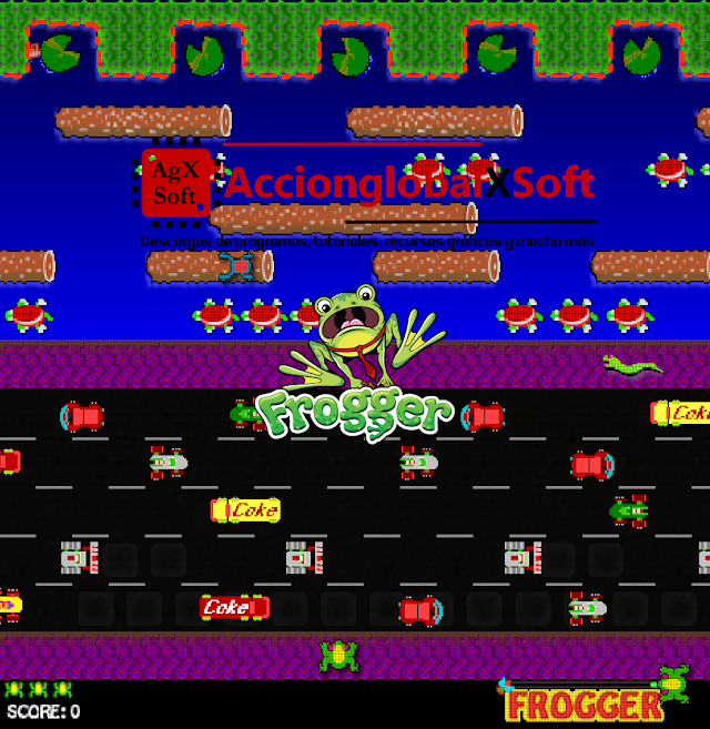 Frogger Remake 1.0 | El conocido juego ochentero de "la ranita" en versión portable para Windows