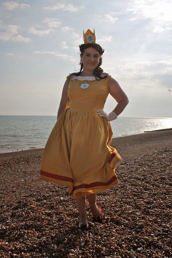 Fancy Dresscapades: A Summer Princess Daisy Cosplay Costume