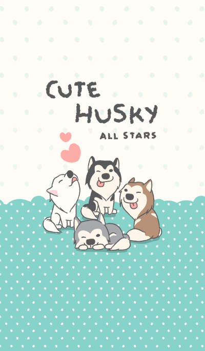 Cute Husky (All Stars-JP)