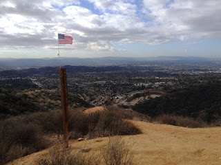 View southwest from the junction of Mystic Canyon Trail and Lower Monroe Road, Glendora