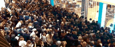 foule de chinois