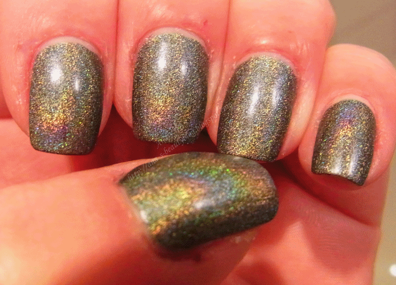Ana's Beauty Blog NOTD Sparklin' rainbows (Swatch & Review KIKO