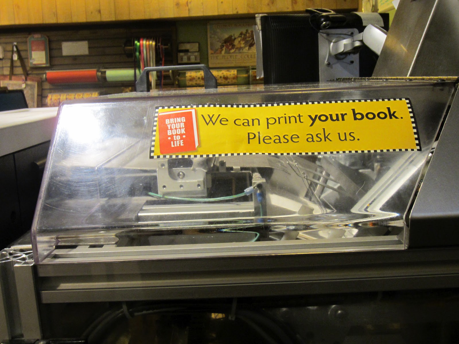 Jayne B Up Close and Personal The Espresso Book Machine