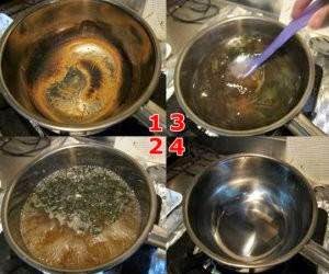 《５分鐘讓燒焦的鍋子變回原狀！》以後不用再靠蠻力刷鍋子了～