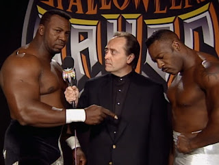 WCW Halloween Havoc 1998 - Mike Tenay interviews Harlem Heat
