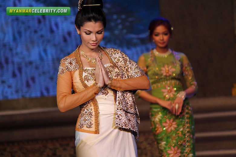Myanmar Women's Fashion & Dressing Style Show 2013