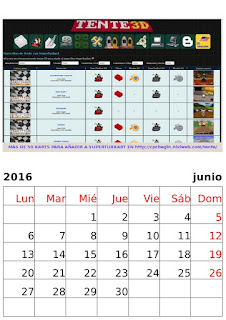 Calendario Supertuxkart 2016 - Carreras de Tentes